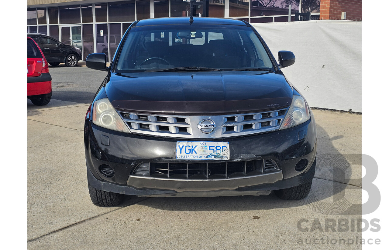 2/2006 Nissan Murano ST Z50 4d Wagon Black 3.5L
