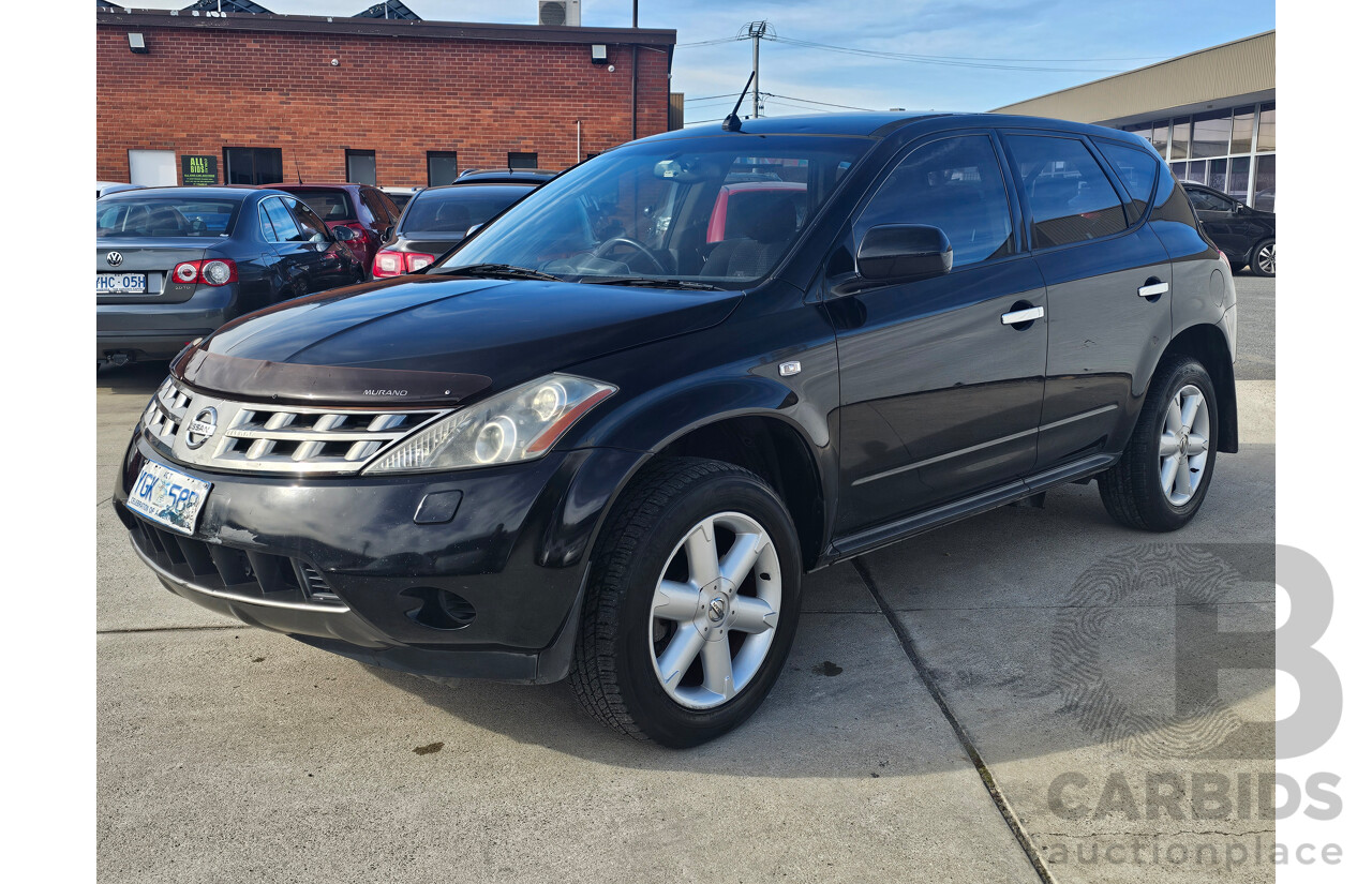2/2006 Nissan Murano ST Z50 4d Wagon Black 3.5L