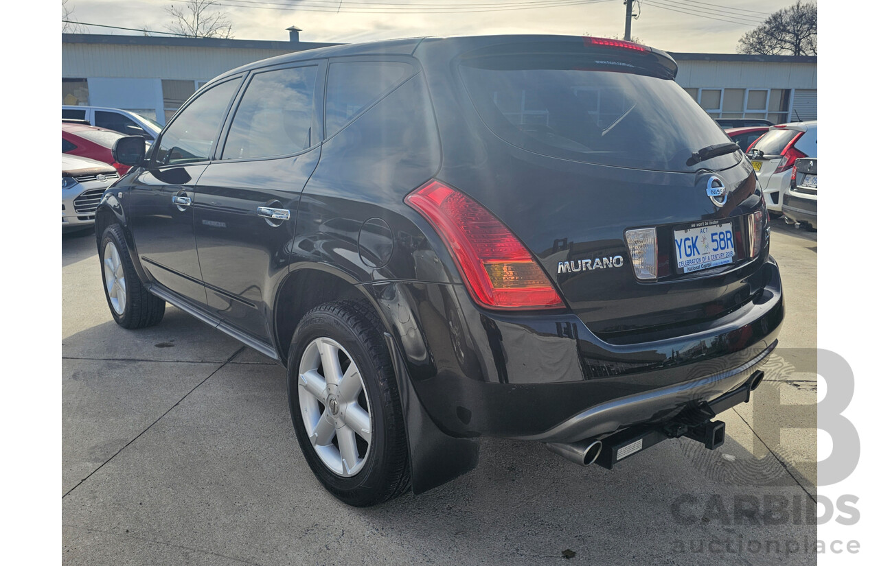 2/2006 Nissan Murano ST Z50 4d Wagon Black 3.5L