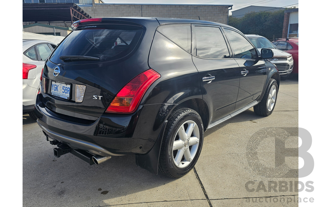 2/2006 Nissan Murano ST Z50 4d Wagon Black 3.5L