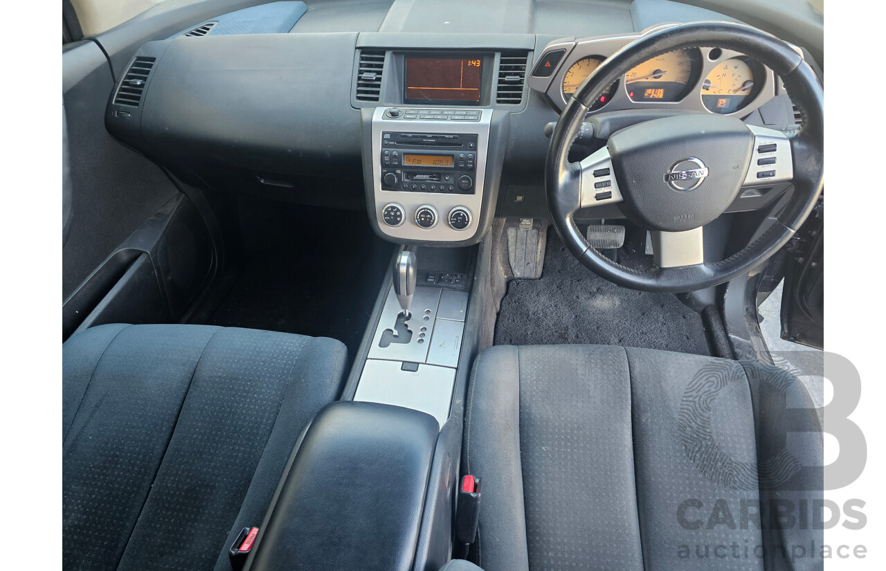 2/2006 Nissan Murano ST Z50 4d Wagon Black 3.5L