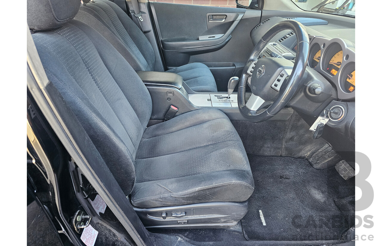 2/2006 Nissan Murano ST Z50 4d Wagon Black 3.5L