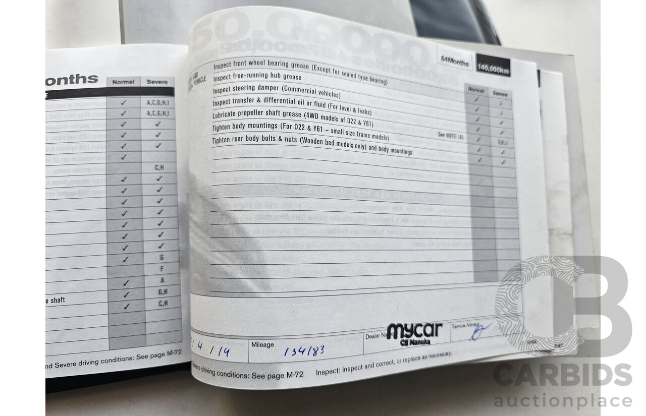 2/2006 Nissan Murano ST Z50 4d Wagon Black 3.5L