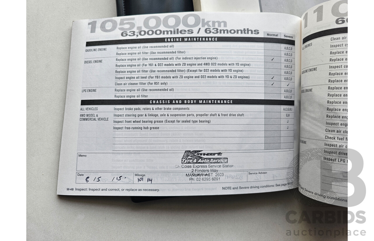 2/2006 Nissan Murano ST Z50 4d Wagon Black 3.5L