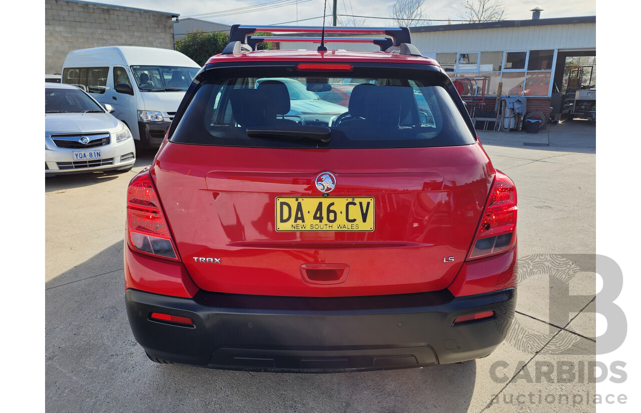10/2015 Holden Trax LS FWD TJ 4D Wagon Red 1.8L