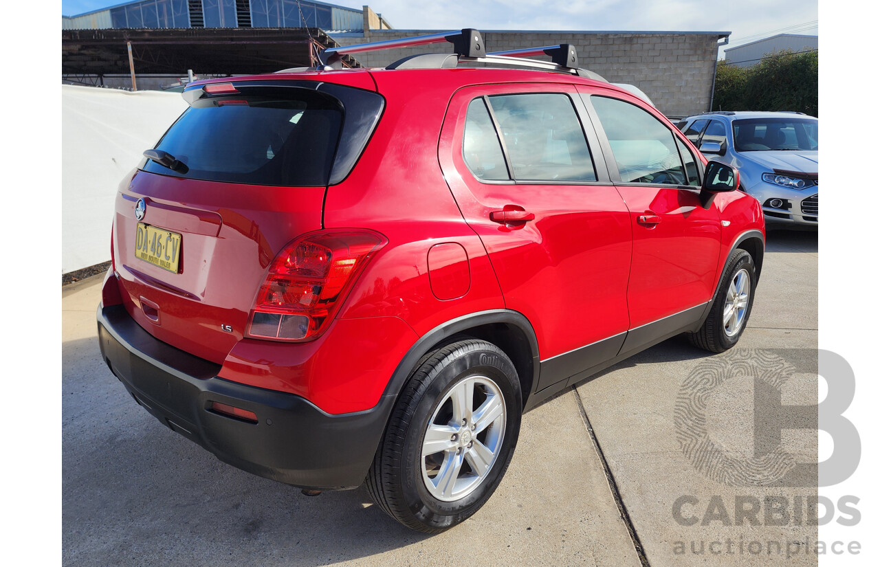 10/2015 Holden Trax LS FWD TJ 4D Wagon Red 1.8L