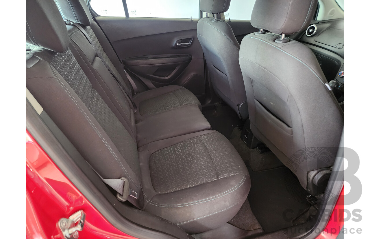 10/2015 Holden Trax LS FWD TJ 4D Wagon Red 1.8L