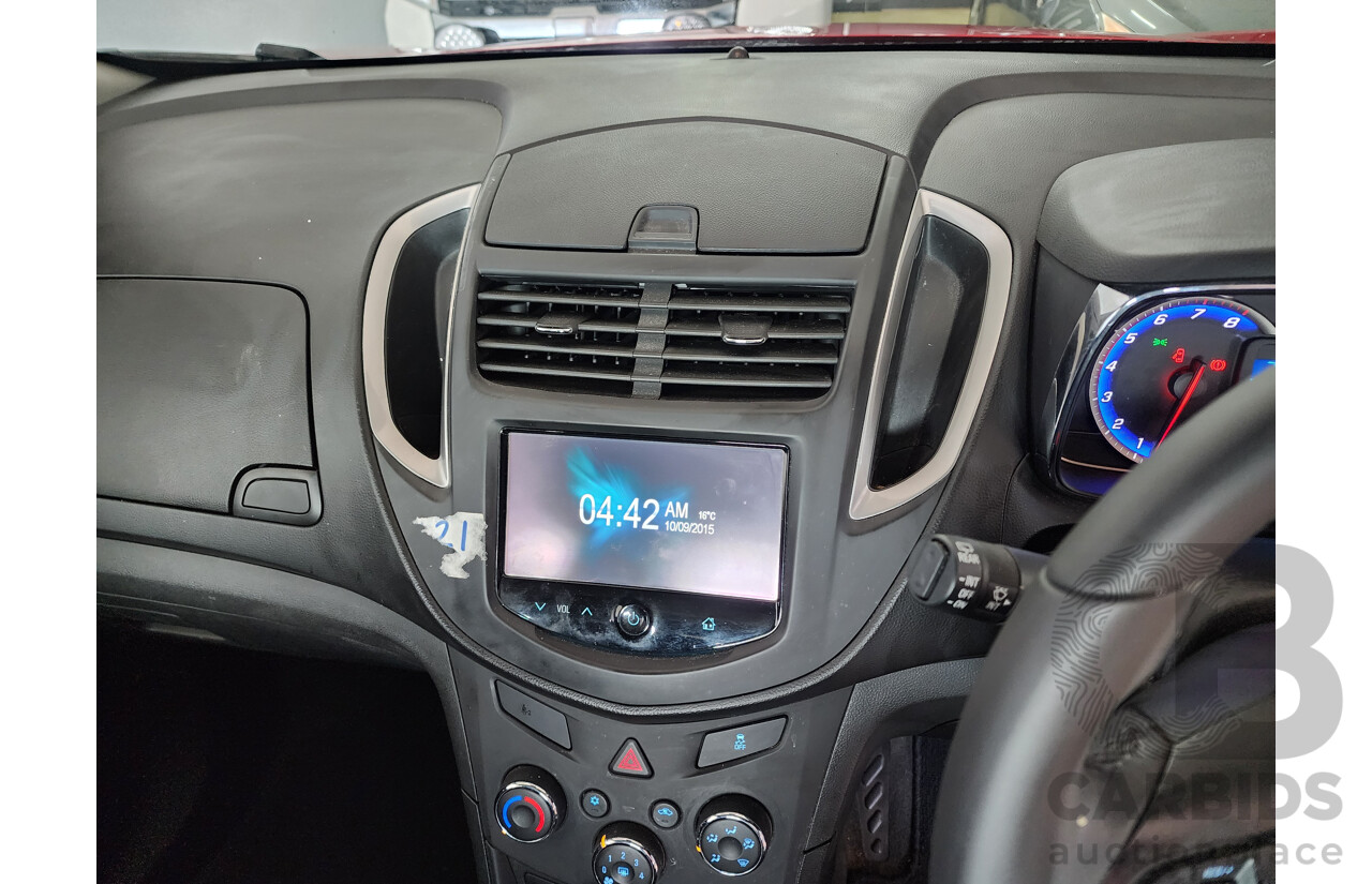 10/2015 Holden Trax LS FWD TJ 4D Wagon Red 1.8L