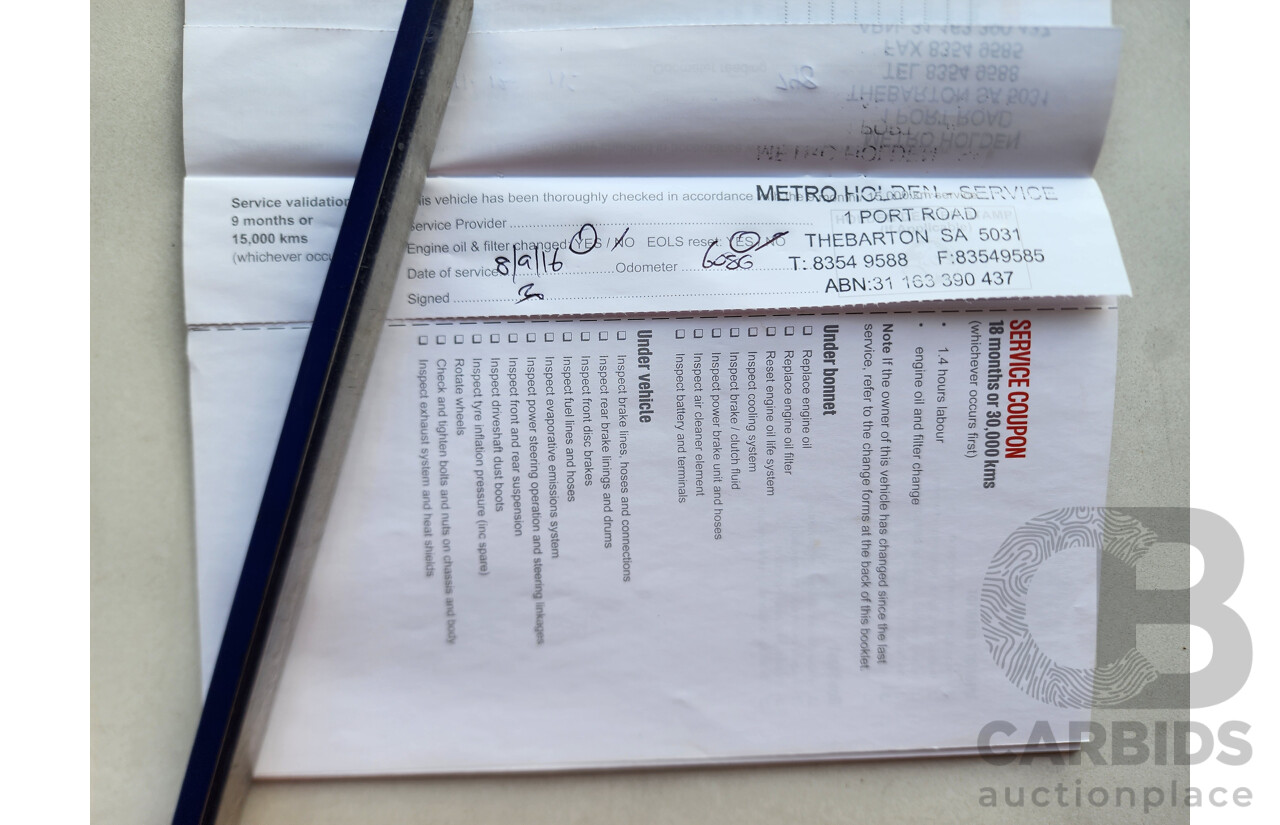 10/2015 Holden Trax LS FWD TJ 4D Wagon Red 1.8L