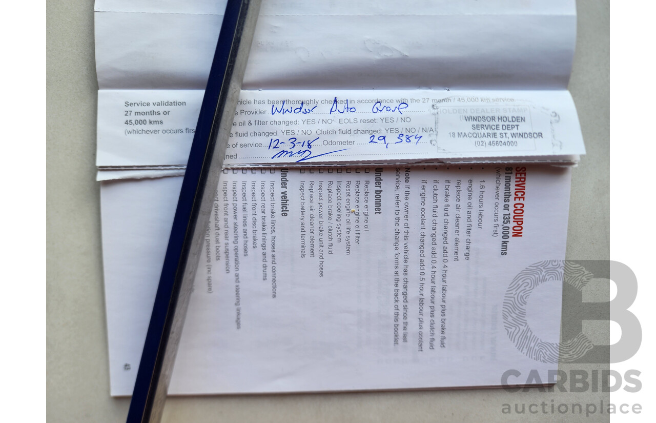 10/2015 Holden Trax LS FWD TJ 4D Wagon Red 1.8L