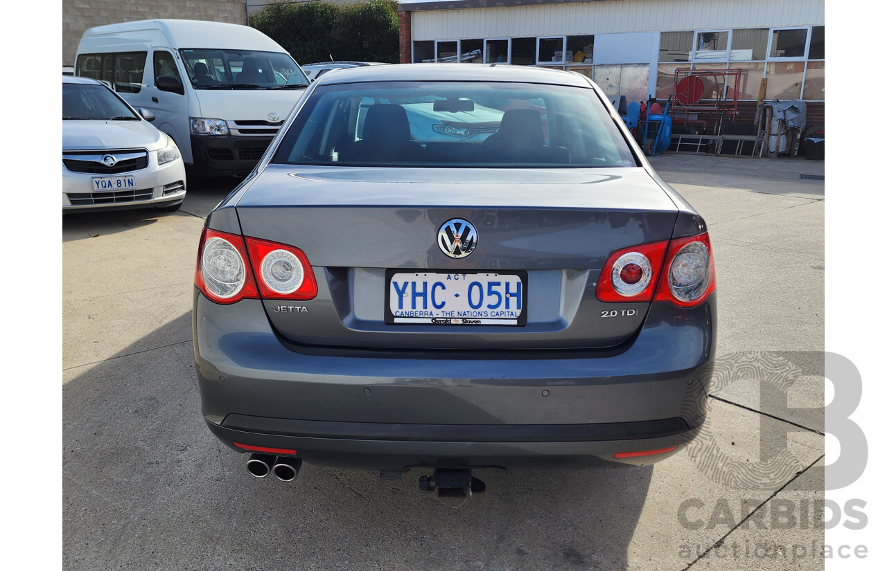 05/2010 Volkswagen Jetta 125 TDI HIGHLINE FWD 1KM MY10 4D Sedan Grey 2.0L