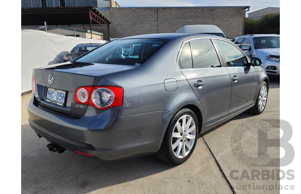 05/2010 Volkswagen Jetta 125 TDI HIGHLINE FWD 1KM MY10 4D Sedan Grey 2.0L