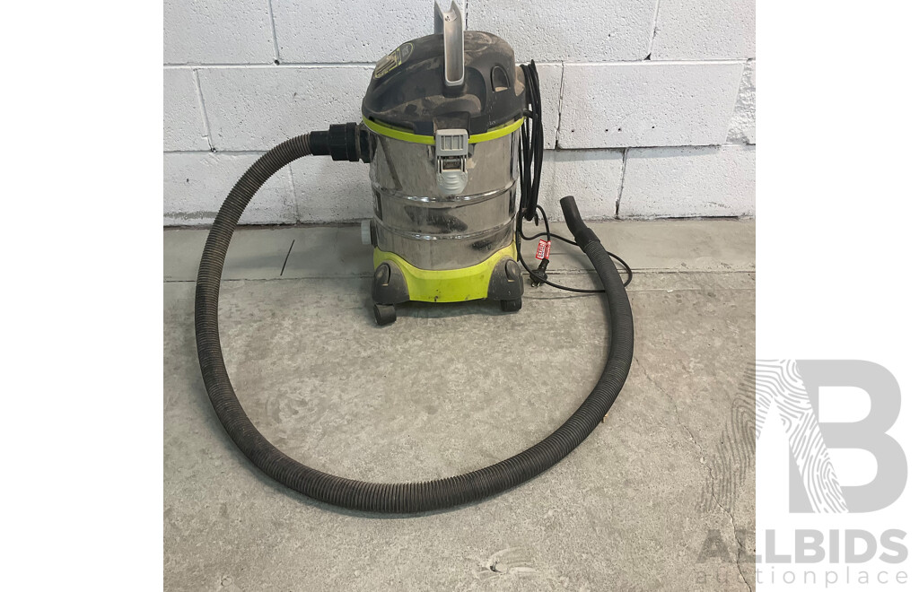 Ryobi 20L Stainless Steel Wet Dry Workshop Vacuum