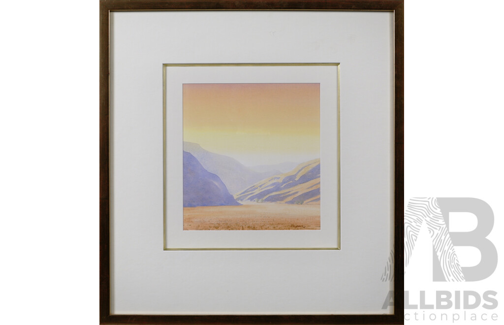 Dermot Seymour, Two Framed Watercolour Landscapes, 'Tidal Ambiguities' Together with Another (2)