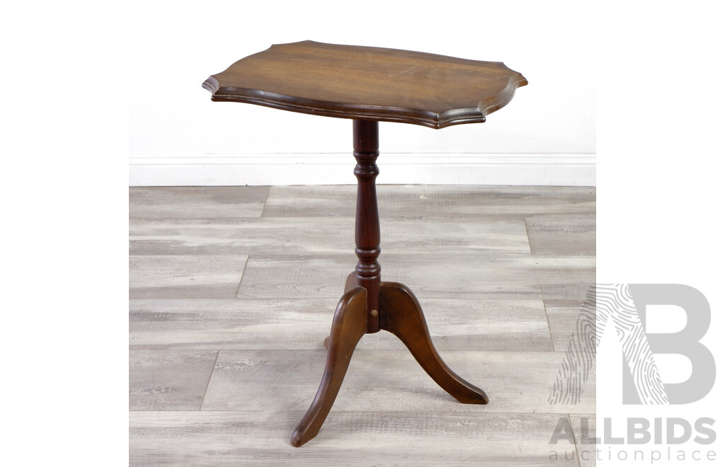 Single Pedestal Occasional Table