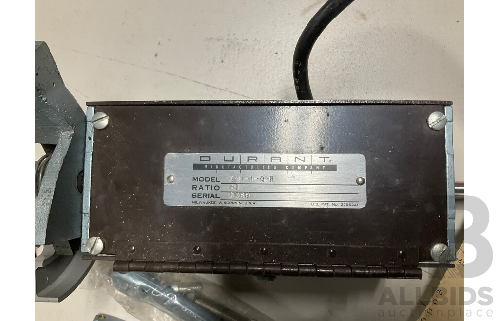 Durant Stroke Counter with Four Hurst Synchronous Motors in Original Boxes with Two Throrn HPS Globes