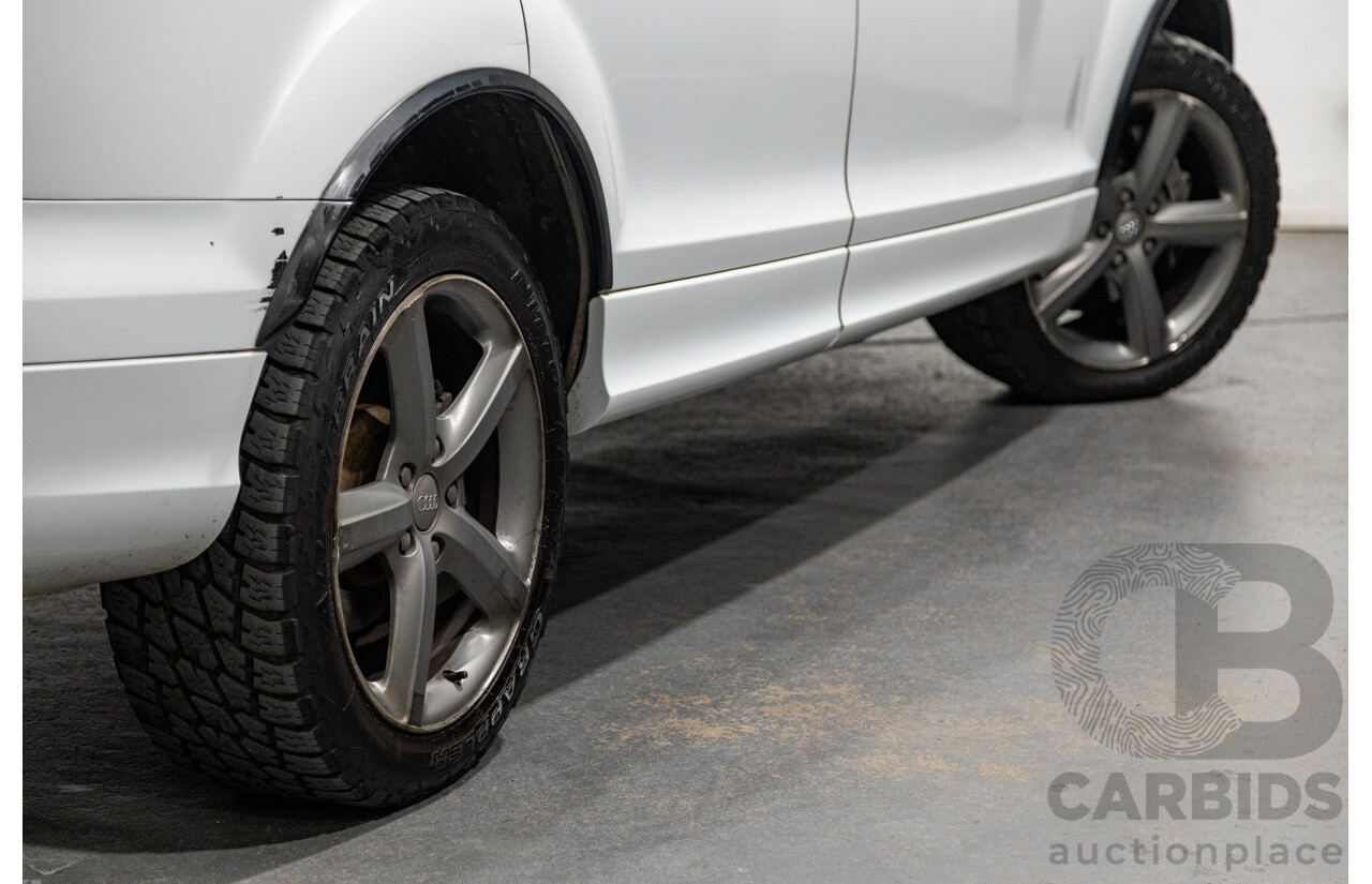 6/2014 Audi Q7 3.0 TDI S-Line Package Quattro (AWD) MY14 4d Wagon White Turbo Diesel 3.0L - 7 Seater