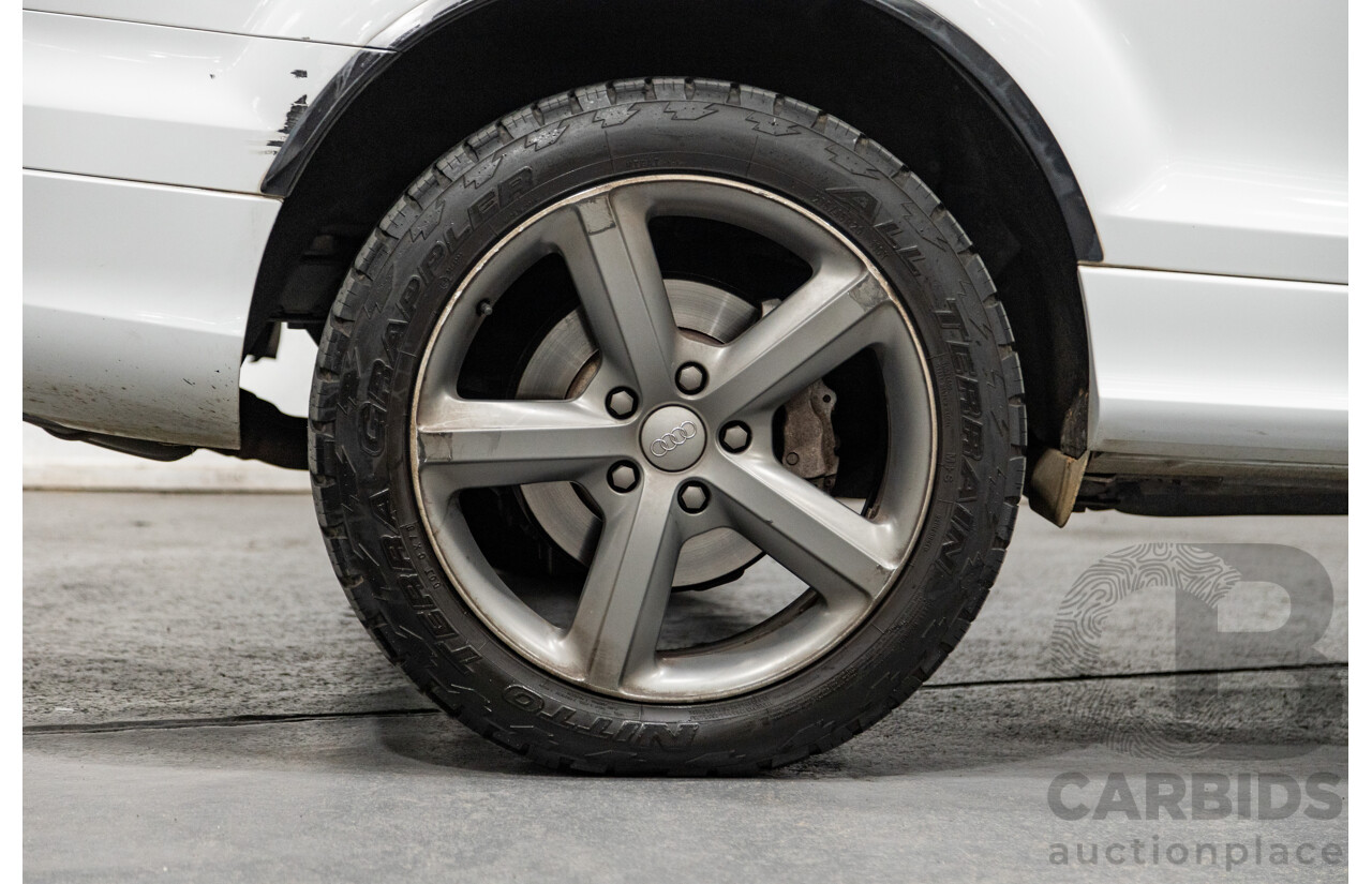 6/2014 Audi Q7 3.0 TDI S-Line Package Quattro (AWD) MY14 4d Wagon White Turbo Diesel 3.0L - 7 Seater