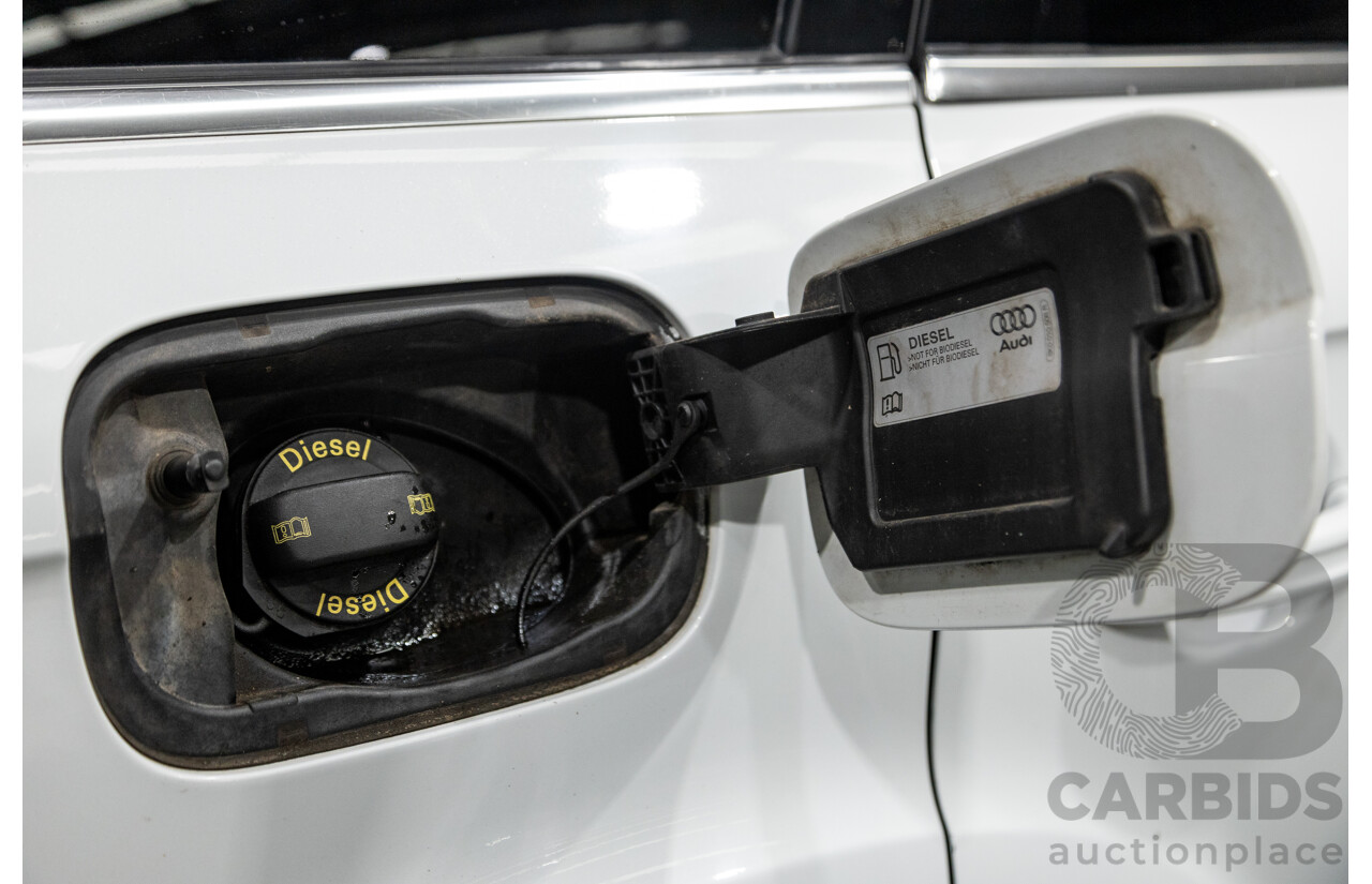 6/2014 Audi Q7 3.0 TDI S-Line Package Quattro (AWD) MY14 4d Wagon White Turbo Diesel 3.0L - 7 Seater