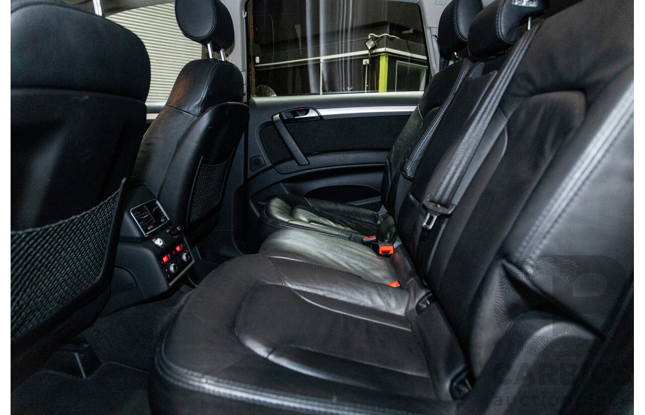 6/2014 Audi Q7 3.0 TDI S-Line Package Quattro (AWD) MY14 4d Wagon White Turbo Diesel 3.0L - 7 Seater