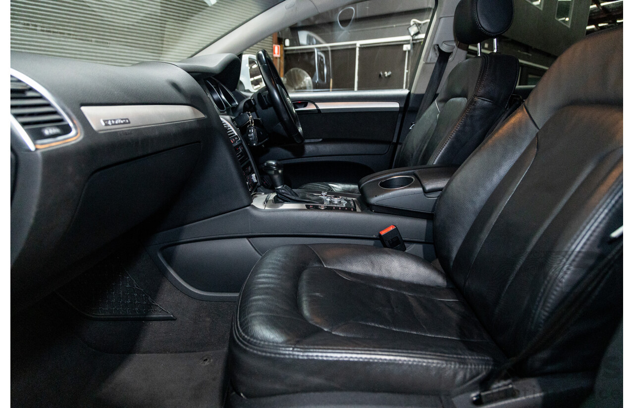 6/2014 Audi Q7 3.0 TDI S-Line Package Quattro (AWD) MY14 4d Wagon White Turbo Diesel 3.0L - 7 Seater