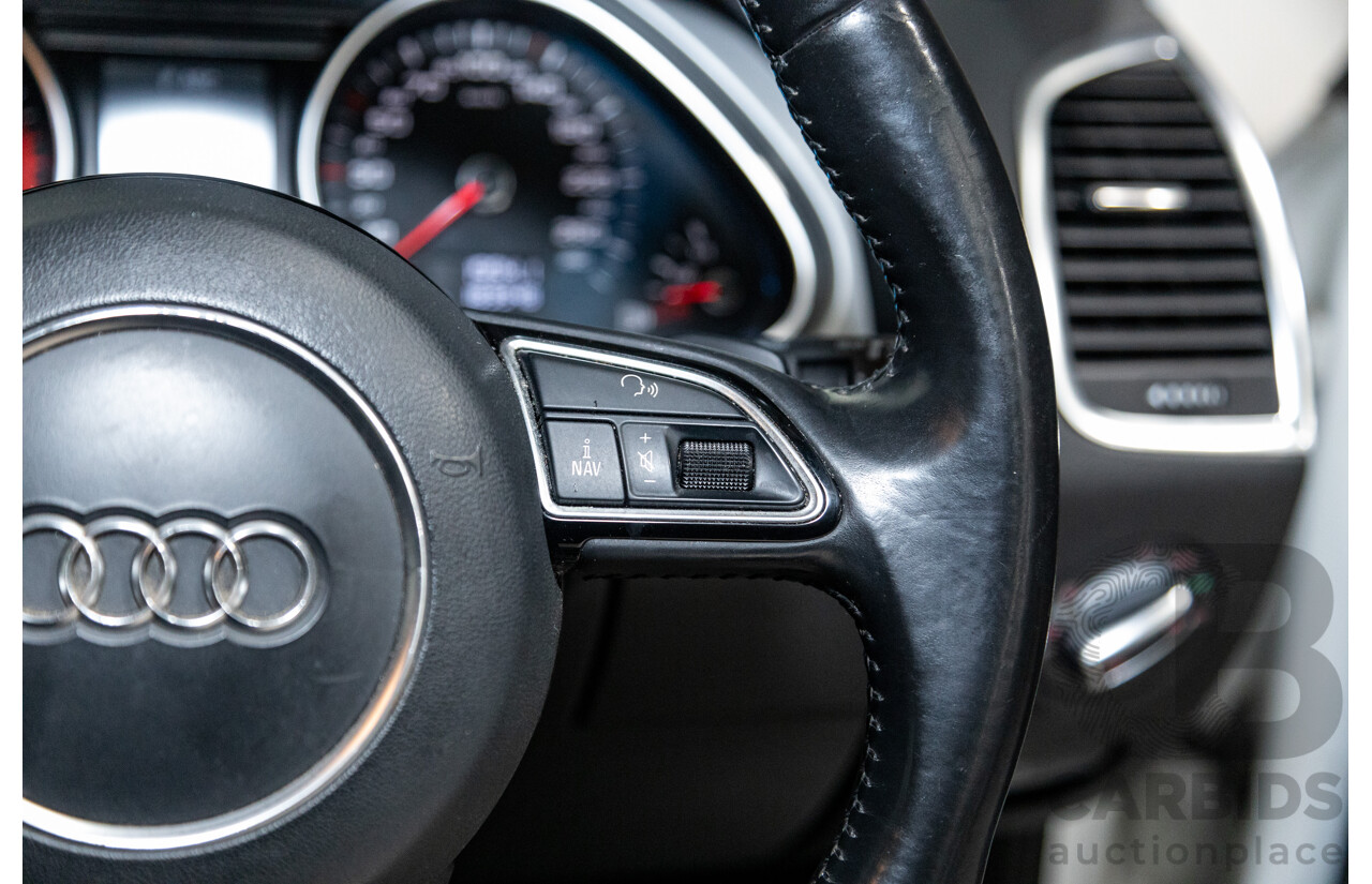 6/2014 Audi Q7 3.0 TDI S-Line Package Quattro (AWD) MY14 4d Wagon White Turbo Diesel 3.0L - 7 Seater