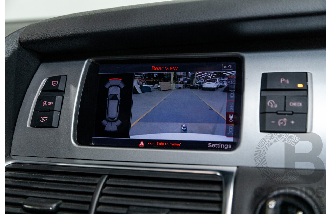 6/2014 Audi Q7 3.0 TDI S-Line Package Quattro (AWD) MY14 4d Wagon White Turbo Diesel 3.0L - 7 Seater