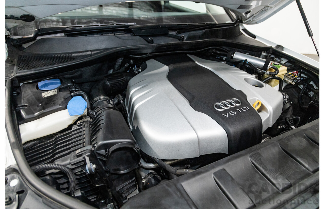 6/2014 Audi Q7 3.0 TDI S-Line Package Quattro (AWD) MY14 4d Wagon White Turbo Diesel 3.0L - 7 Seater