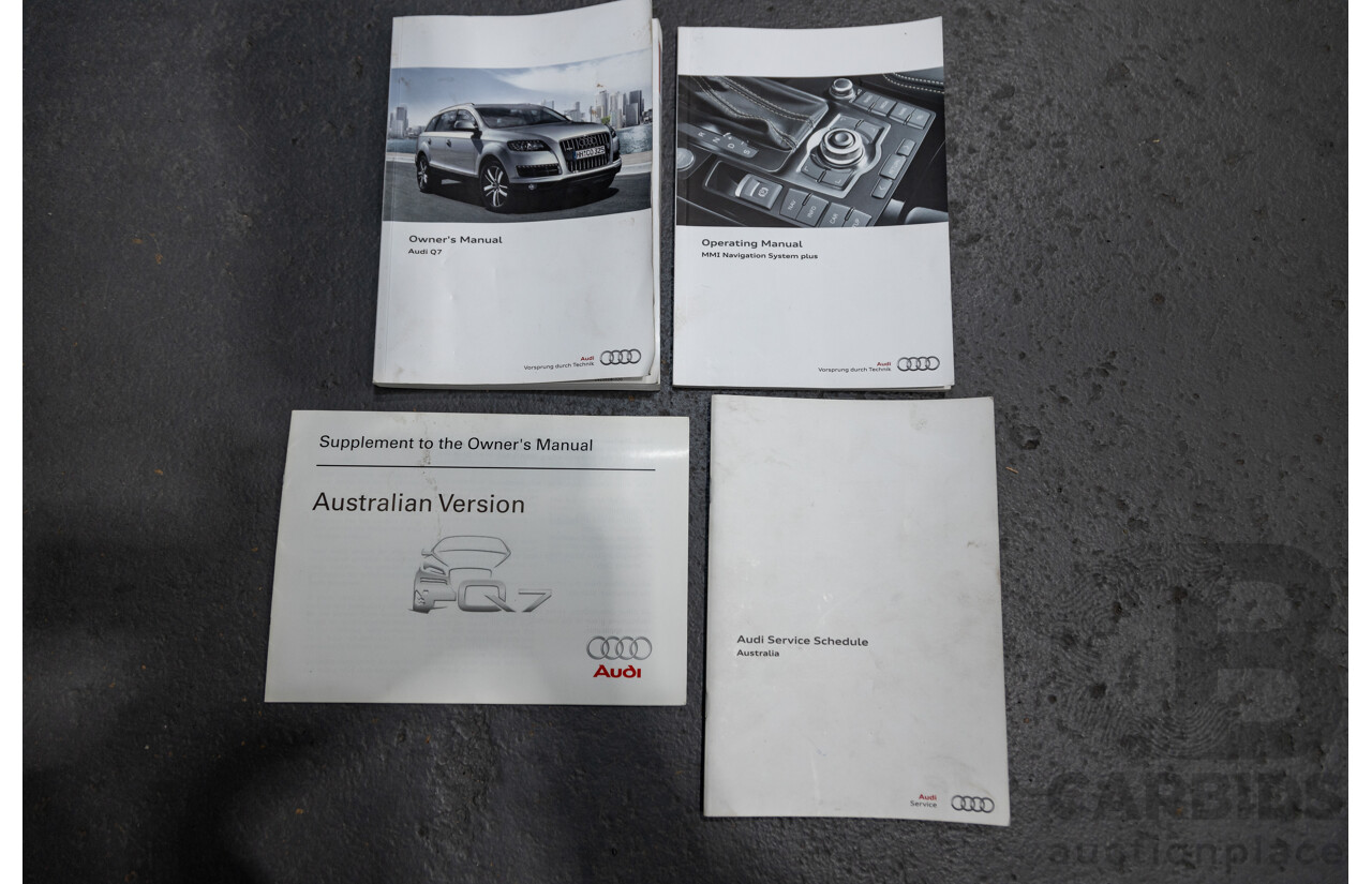 6/2014 Audi Q7 3.0 TDI S-Line Package Quattro (AWD) MY14 4d Wagon White Turbo Diesel 3.0L - 7 Seater