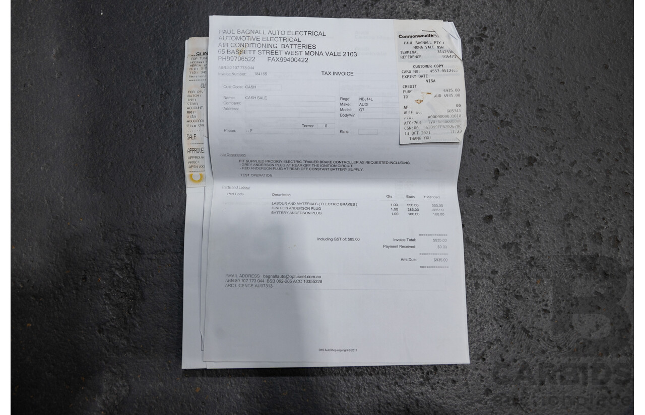 6/2014 Audi Q7 3.0 TDI S-Line Package Quattro (AWD) MY14 4d Wagon White Turbo Diesel 3.0L - 7 Seater