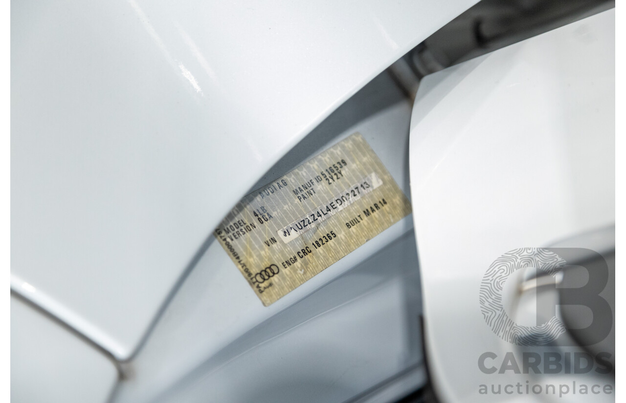 6/2014 Audi Q7 3.0 TDI S-Line Package Quattro (AWD) MY14 4d Wagon White Turbo Diesel 3.0L - 7 Seater