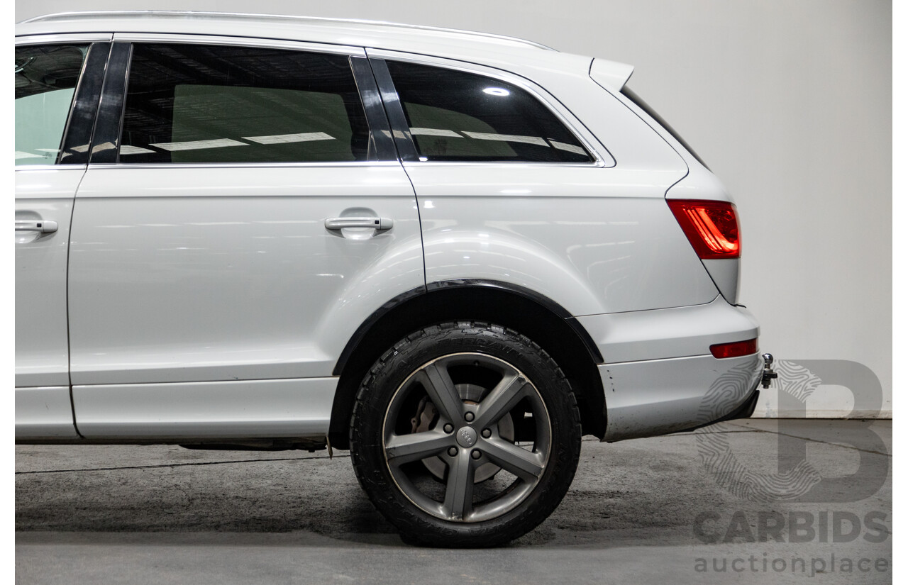 6/2014 Audi Q7 3.0 TDI S-Line Package Quattro (AWD) MY14 4d Wagon White Turbo Diesel 3.0L - 7 Seater