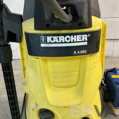KARCHER K4.650 High Pressure Washer & VICTA TTS2226 AD Tornado Plus Petrol Line Trimmer - Lot of 2