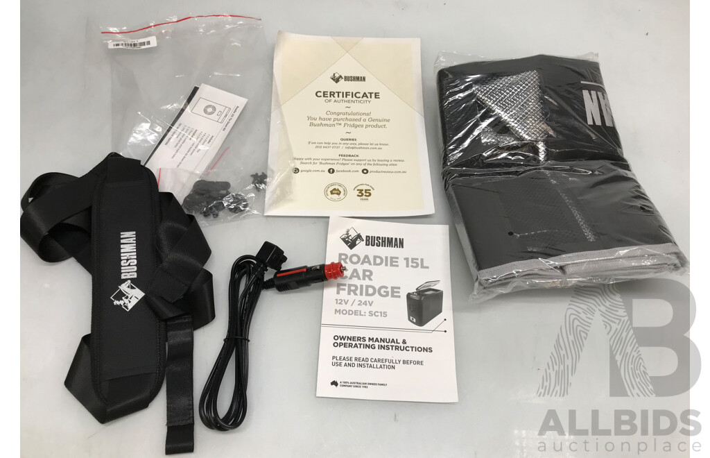 Bushman (SC15) Roadie 15L Car Fridge