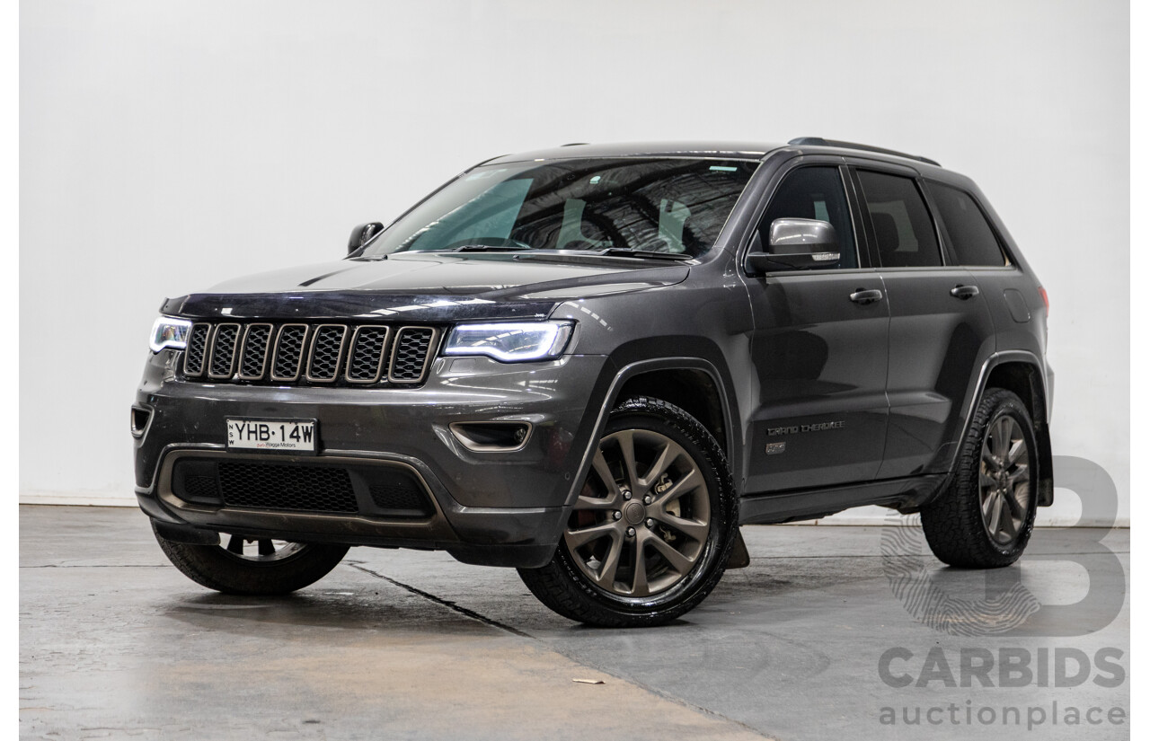 1/2017 Jeep Grand Cherokee 75TH Anniversary (4x4) WK 4d Wagon Metallic Grey Turbo Diesel V6 3.0L