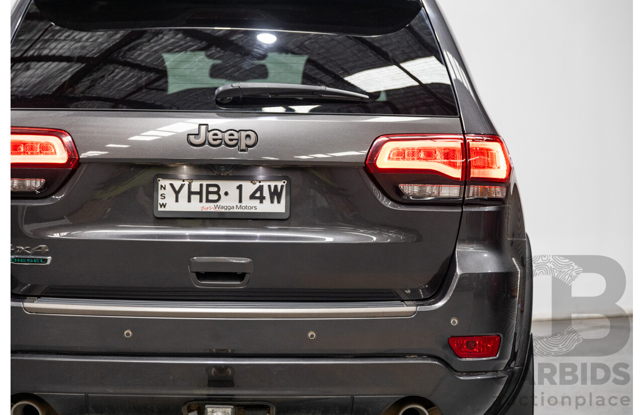 1/2017 Jeep Grand Cherokee 75TH Anniversary (4x4) WK 4d Wagon Metallic Grey Turbo Diesel V6 3.0L