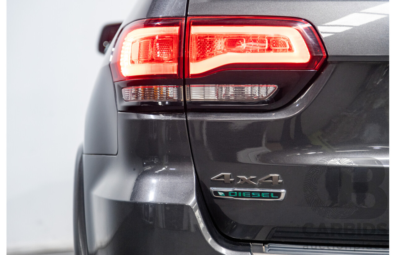 1/2017 Jeep Grand Cherokee 75TH Anniversary (4x4) WK 4d Wagon Metallic Grey Turbo Diesel V6 3.0L