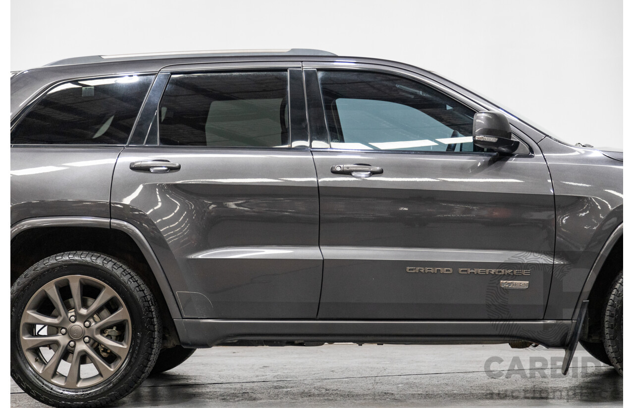 1/2017 Jeep Grand Cherokee 75TH Anniversary (4x4) WK 4d Wagon Metallic Grey Turbo Diesel V6 3.0L