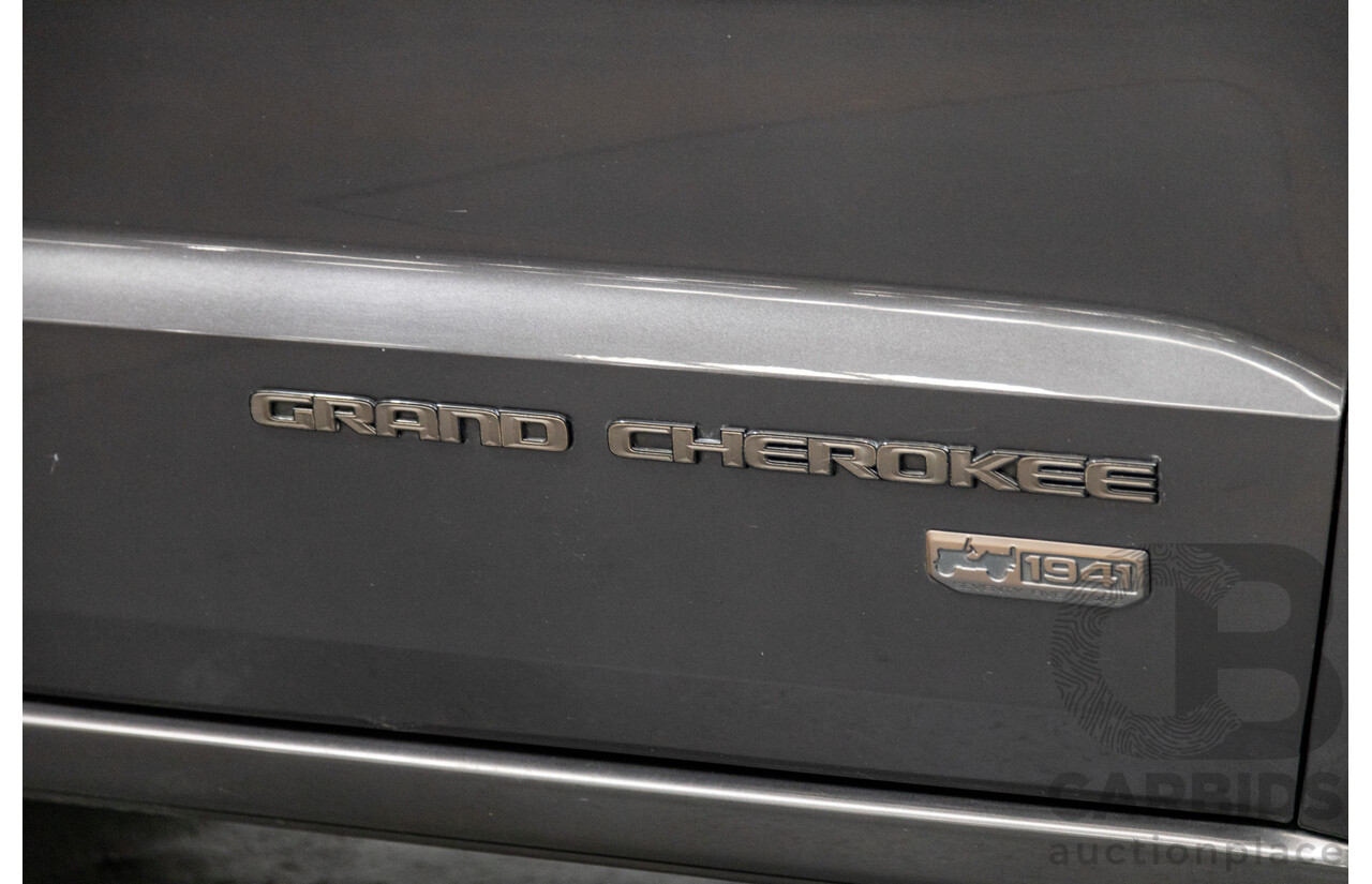 1/2017 Jeep Grand Cherokee 75TH Anniversary (4x4) WK 4d Wagon Metallic Grey Turbo Diesel V6 3.0L