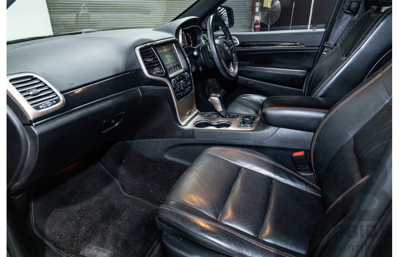 1/2017 Jeep Grand Cherokee 75TH Anniversary (4x4) WK 4d Wagon Metallic Grey Turbo Diesel V6 3.0L