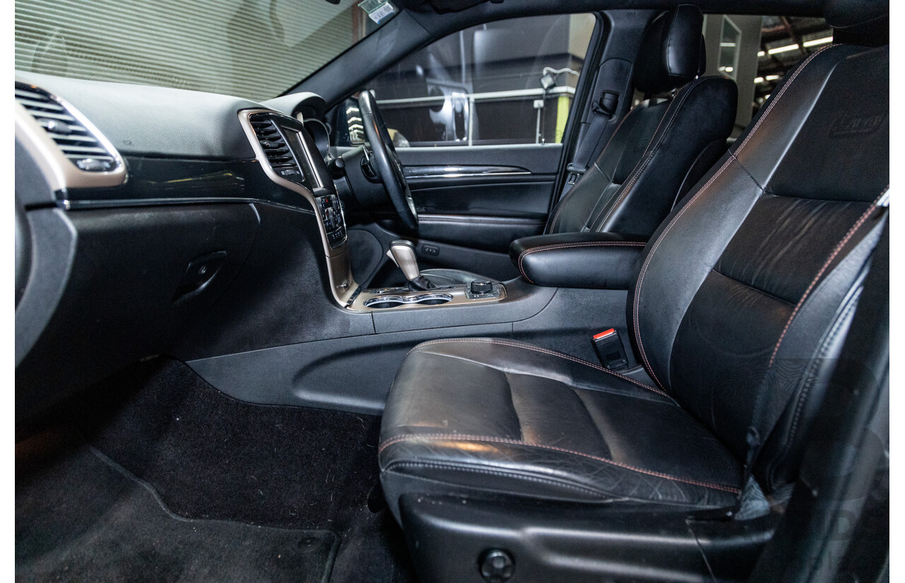 1/2017 Jeep Grand Cherokee 75TH Anniversary (4x4) WK 4d Wagon Metallic Grey Turbo Diesel V6 3.0L