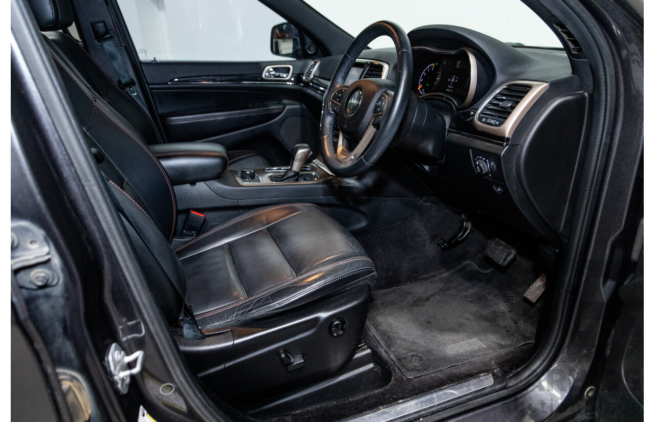 1/2017 Jeep Grand Cherokee 75TH Anniversary (4x4) WK 4d Wagon Metallic Grey Turbo Diesel V6 3.0L