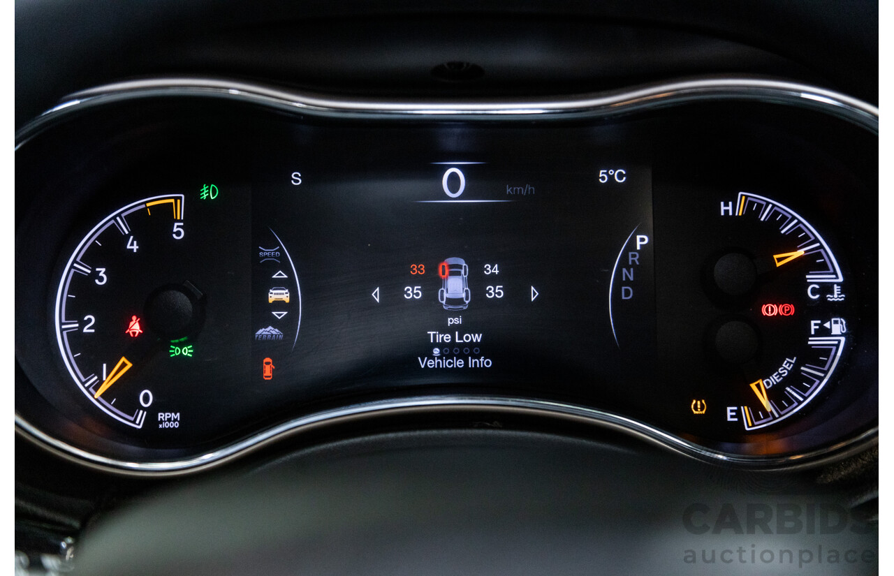 1/2017 Jeep Grand Cherokee 75TH Anniversary (4x4) WK 4d Wagon Metallic Grey Turbo Diesel V6 3.0L