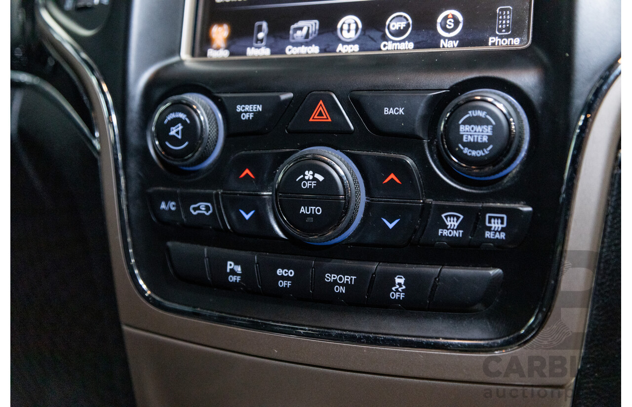 1/2017 Jeep Grand Cherokee 75TH Anniversary (4x4) WK 4d Wagon Metallic Grey Turbo Diesel V6 3.0L