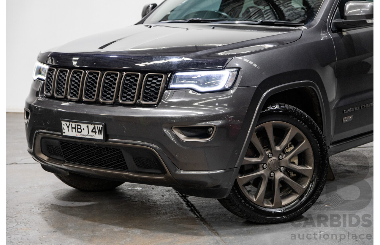 1/2017 Jeep Grand Cherokee 75TH Anniversary (4x4) WK 4d Wagon Metallic Grey Turbo Diesel V6 3.0L