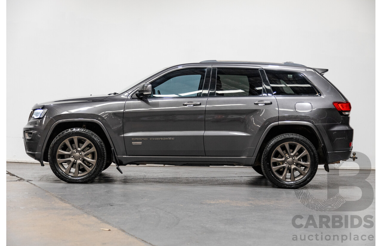 1/2017 Jeep Grand Cherokee 75TH Anniversary (4x4) WK 4d Wagon Metallic Grey Turbo Diesel V6 3.0L