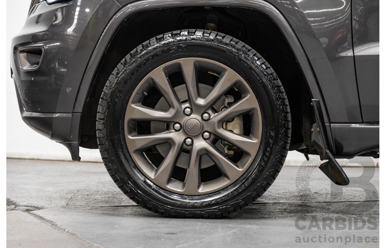 1/2017 Jeep Grand Cherokee 75TH Anniversary (4x4) WK 4d Wagon Metallic Grey Turbo Diesel V6 3.0L