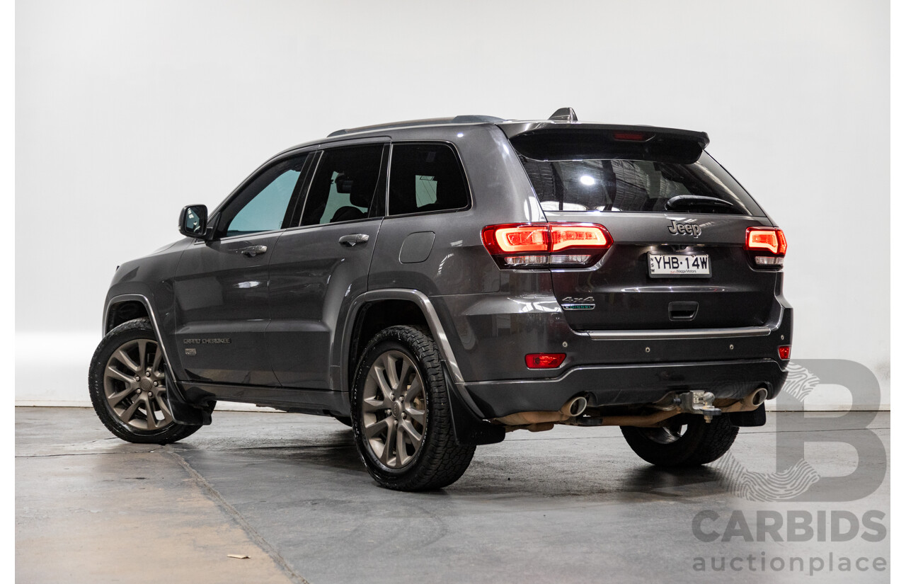 1/2017 Jeep Grand Cherokee 75TH Anniversary (4x4) WK 4d Wagon Metallic Grey Turbo Diesel V6 3.0L