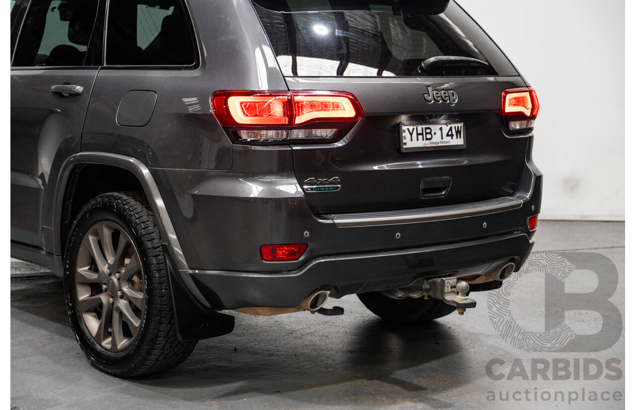 1/2017 Jeep Grand Cherokee 75TH Anniversary (4x4) WK 4d Wagon Metallic Grey Turbo Diesel V6 3.0L