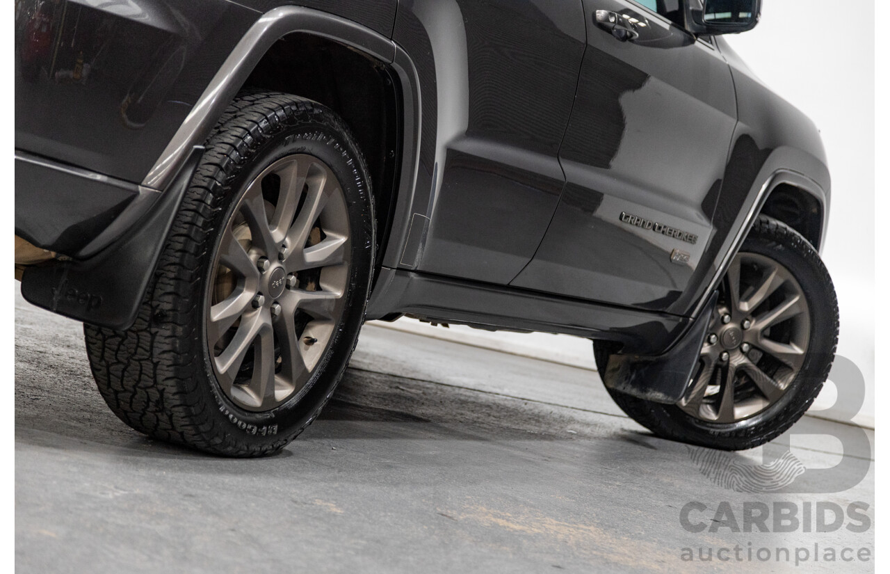 1/2017 Jeep Grand Cherokee 75TH Anniversary (4x4) WK 4d Wagon Metallic Grey Turbo Diesel V6 3.0L